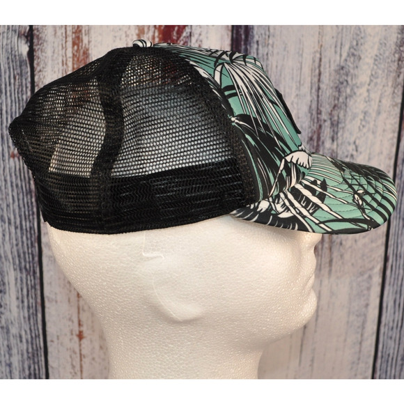 Dakine Tropical Print Cap Hat Adult Adjustable SnapBack Trucker Meshback - Picture 2 of 5
